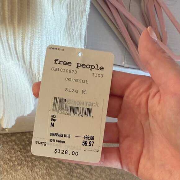 Free People Ivory Turtleneck Sweater - Picture 2 of 3